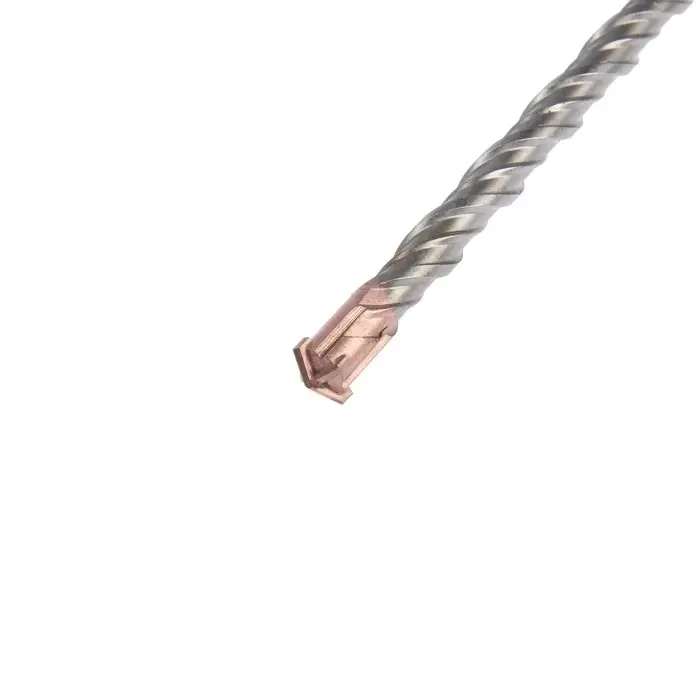 Бур по бетону ТУНДРА, крестовый наконечник, двойная спираль, SDS-plus, 12&times;310 мм