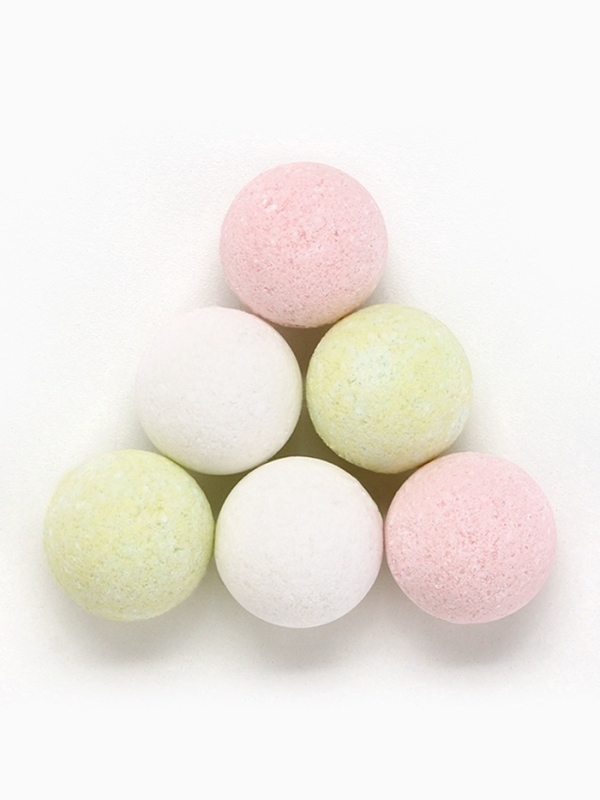 Подарочный набор бомбочек для ванны «8 марта», 6х20 г, аромат сладкой жвачки, ЧИСТОЕ СЧАСТЬЕ