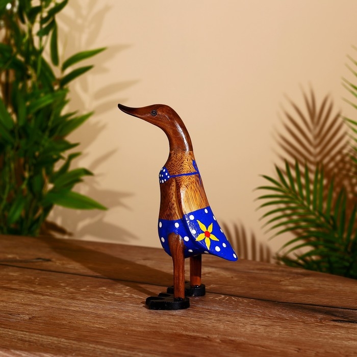 Сувенир Сувенир "Утка в купальнике " дерево 25 см