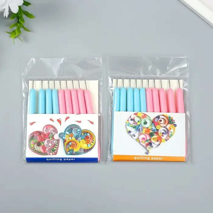 Инструмент для квиллинга с пластиковой ручкой разрез 1 см длина 11 см, МИКС Инструмент для квиллинга с пластиковой ручкой разрез 1 см длина 11 см, МИКС