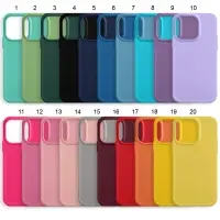 Чехол iPh 14 Pro (6.1) Silicone WS (без лого, в прозрачном пакете)