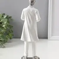 Сувенир полистоун "Мужчина-доктор в белом халате с медицинской картой" 25,5 см