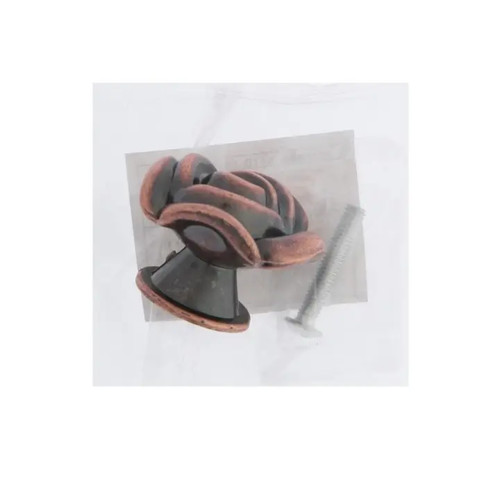 Ручка-кнопка CAPPIO Rose 01, цвет медь