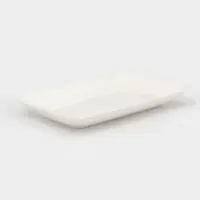Блюдо прямоугольное Доляна White Label, 24.5&times;15.5 см, фарфор, белое