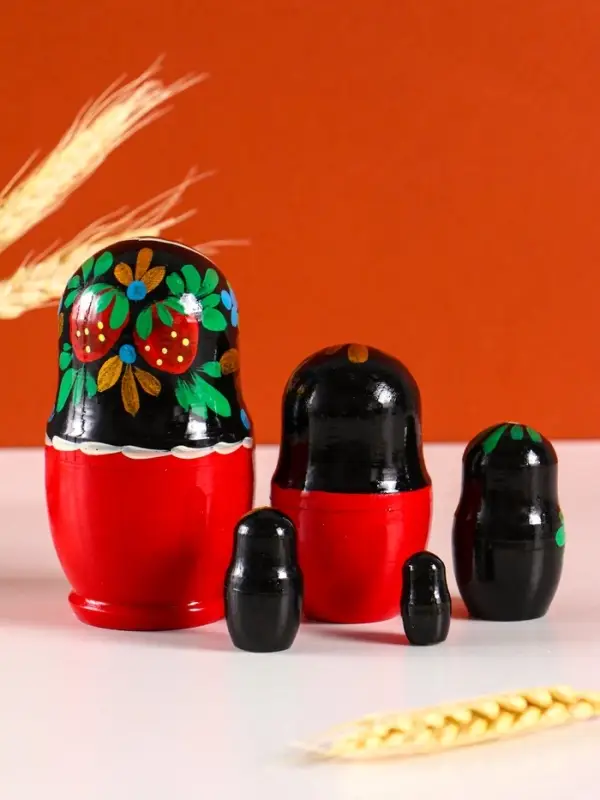 Матрёшка дерево &laquo;Наталья&raquo;, 12 см, 5-кукольная