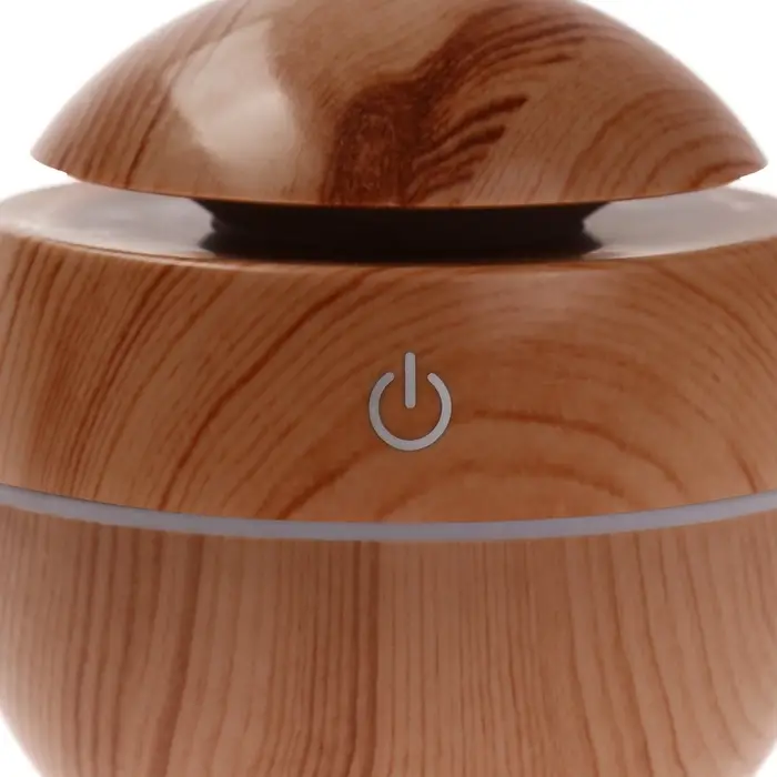 Увлажнитель воздуха HM-11, ультразвуковой 200 мл, подсветка, светлое дерево