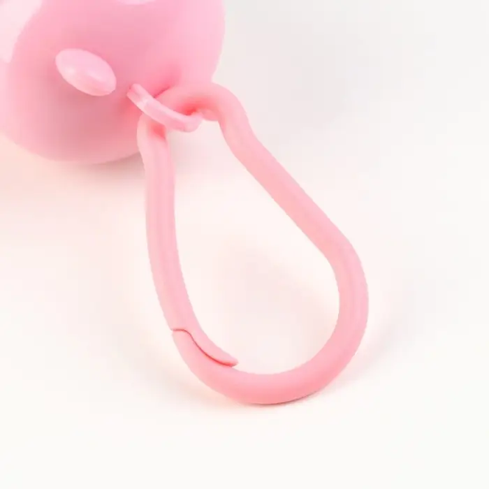 Контейнер с пакетами для уборки за собаками (2 рулона по 15 пакетов), 9,5 х 5 х 5 см,розовый