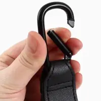 Крючок карабин для сумок на коляску, экокожа, 2 шт., Mum&Baby