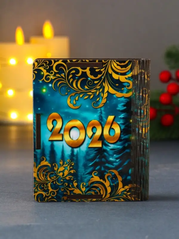 Шкатулка-конверт для для подарочных карт или денег  Шкатулка-конверт для для подарочных карт или денег "Черная лошадка и золотые узоры".  9,8х8,5х2 см.