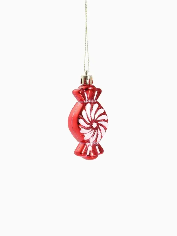 Набор украшений пластик 17 шт Набор украшений пластик 17 шт "Ярмарка волшебства" 6 см, красный