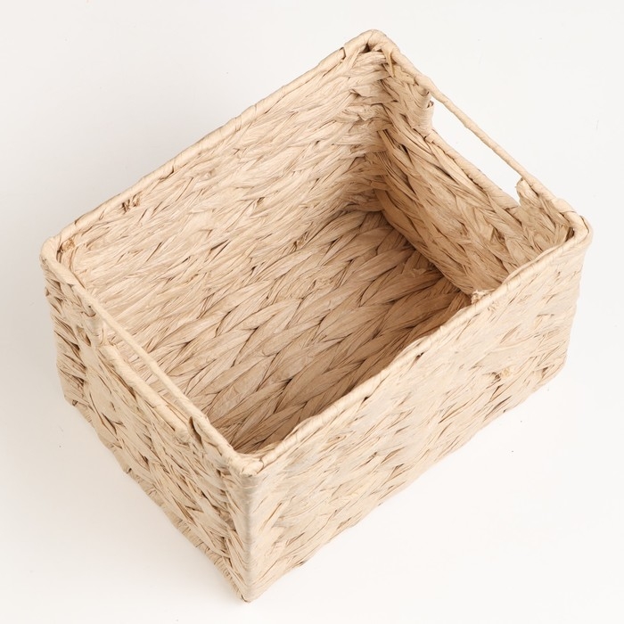 Корзина стеллажная Корзина стеллажная "Колос", 25х19х17 см, бежеый