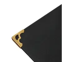 Планшет с зажимом А3, 420&times;320 мм, покрыт высококачественным бумвинилом, с металлическими уголками, чёрный (клипборд)