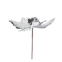 Декор &laquo;Холодный цветок&raquo;, 27&times;20 см, серебро МИКС