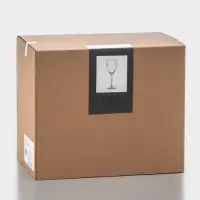 Бокалы для вина &laquo;Брависсимо&raquo;, 360 мл, набор 6 шт., стекло, прозрачные