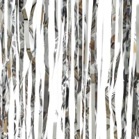 Дождик на елку Волшебство 1,5 мx 10 см, серебряный , НУ-5496