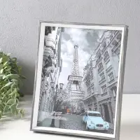 Фоторамка пластик 20х25 см "Данте" чёрный состаренный 26х21х2,5 см