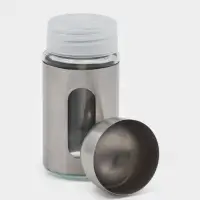 Набор для специй &laquo;Патрон&raquo;, перечница и солонка 90 мл, с металлической крышкой, стекло