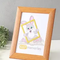 Фоторамка для фото 21х30 см (с ножкой) "Luxe Elegance" пластик, бежевый, (пластик экран)