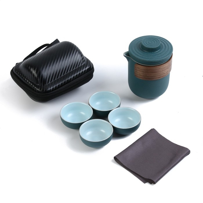 Набор для чайной церемонии 6 предметов на 4 персоны: чашка 35 мл, чайник 300 мл Набор для чайной церемонии 6 предметов на 4 персоны: чашка 35 мл, чайник 300 мл