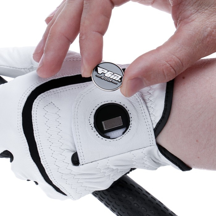 Перчатка для гольфа PGM, мужская, левая, противоскользящая, овчина, размер 23 Перчатка для гольфа PGM, мужская, левая, противоскользящая, овчина, размер 23