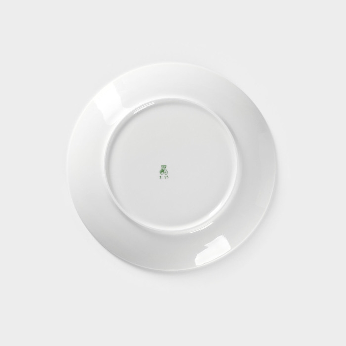 Тарелка фарфоровая «Сезон охоты», d=24 см, рисунок микс, цвет белый