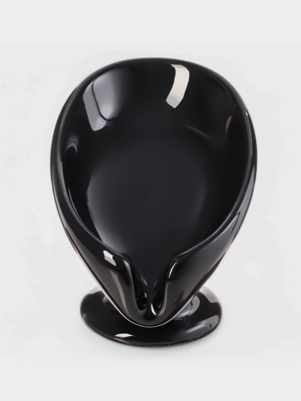 Мыльница "Essence", керамика, цвет черный