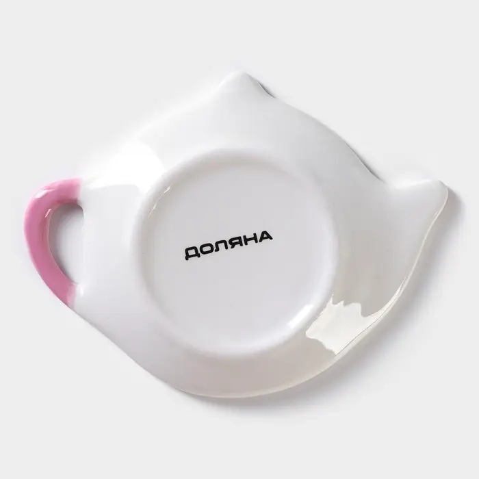 Подставка под чайный пакетик Доляна «Роза», 12×9 см Подставка под чайный пакетик Доляна «Роза», 12×9 см