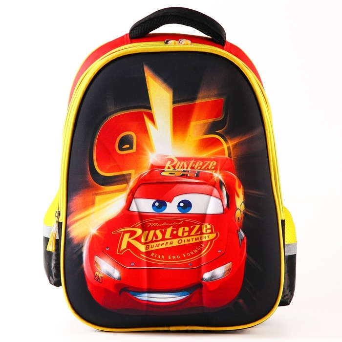 Рюкзак школьный, 39 см х 30 см х 14 см Рюкзак школьный, 39 см х 30 см х 14 см "95", Тачки