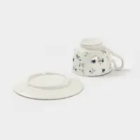 Чайная пара "Тюльпан" блюдце 15х2см, чашка 12х9х7,5 см