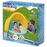 Бассейн надувной &laquo;Ракушка&raquo;, 115&times;89&times;76 см, с навесом, от 6 месяцев, 52568 Bestway