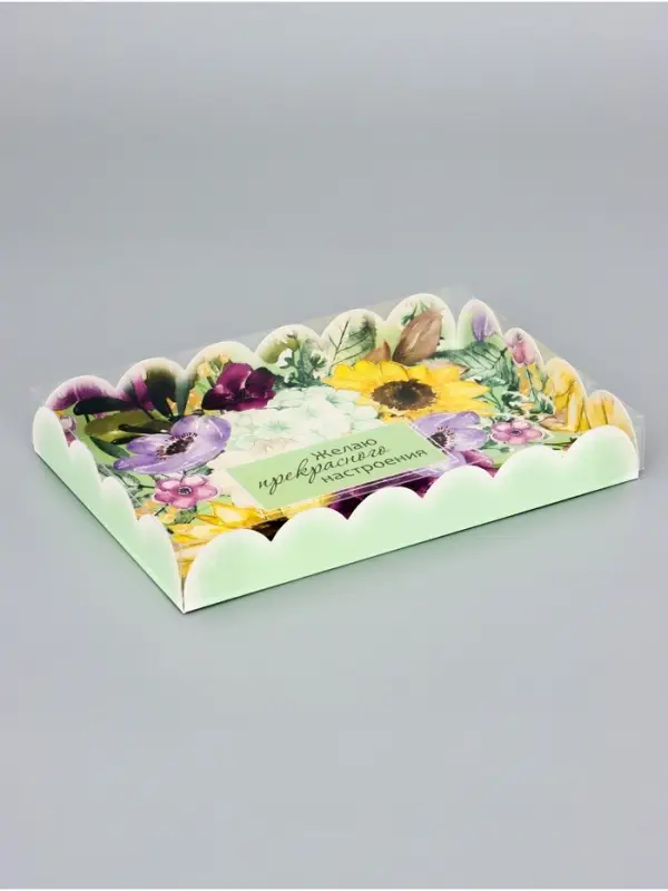 Коробка для печенья, «Комплимент», 22×15×3 см Коробка для печенья, «Комплимент», 22×15×3 см