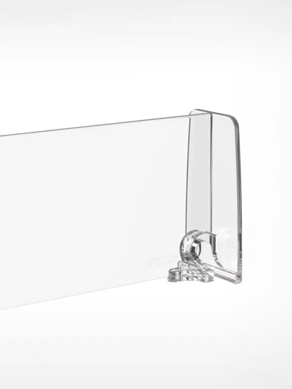 Пластиковый обламывающийся разделитель c передним ограничителем 6 см, 18.5-38.5&times;3.5&times;6 см