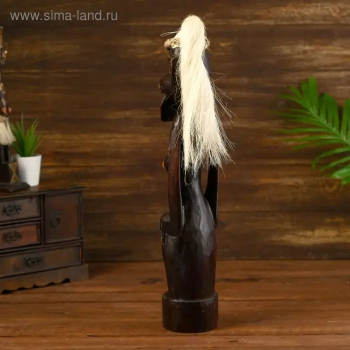 Статуэтка &laquo;Абориген Дарма&raquo;, 9&times;9&times;55 см, дерево