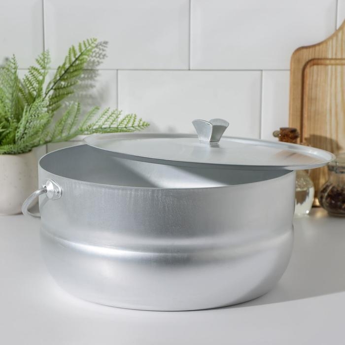 Котелок туристический, 8 л, алюминиевая крышка Котелок туристический, 8 л, алюминиевая крышка