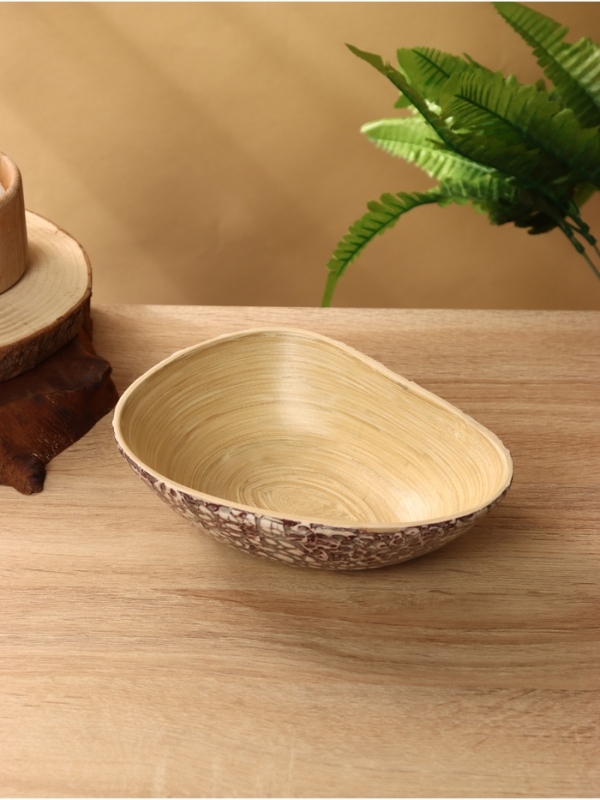 Миска 20х15х6,5 см, бамбук Миска 20х15х6,5 см, бамбук