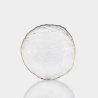 Набор салатников "Вулкан" 3 шт, золотой обод, 20х8 см