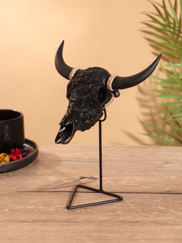 Сувенир «Череп буйвола», на стойке, 18×10×21 см Сувенир «Череп буйвола», на стойке, 18×10×21 см