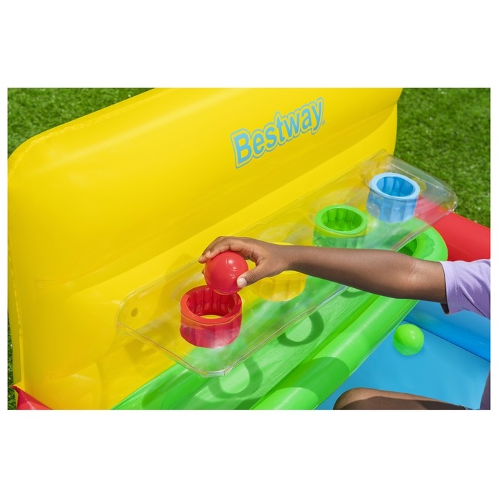 Манеж надувной, 104 х 94 х 61 см, с мячами, от 2 лет, 52546 Манеж надувной, 104 х 94 х 61 см, с мячами, от 2 лет, 52546