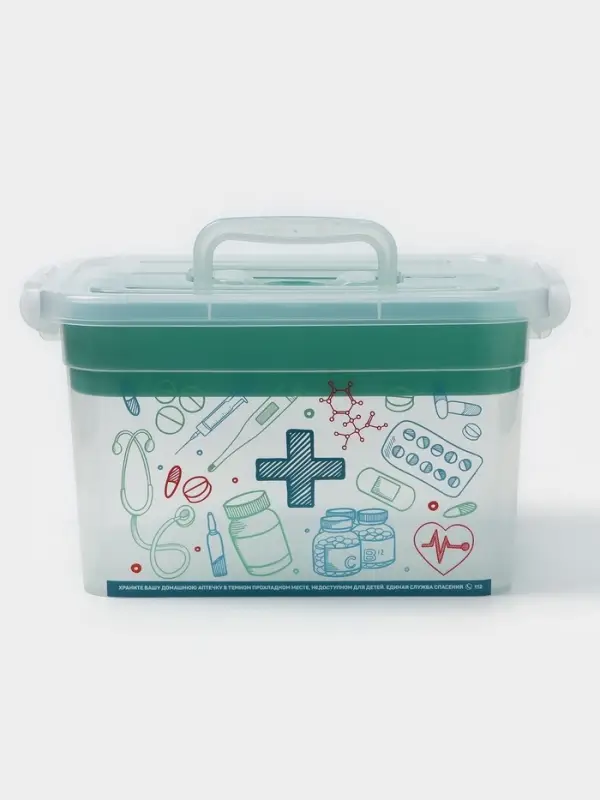Аптечка с вкладышем, 6.5 л, 31&times;20&times;18 см