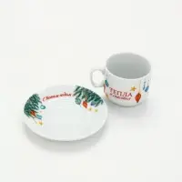 Чайная пара новогодняя «С Новым годом! Новогодние игрушки», 220 мл, кружка, блюдце Чайная пара новогодняя «С Новым годом! Новогодние игрушки», 220 мл, кружка, блюдце