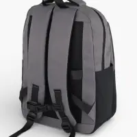 Рюкзак, водонепроницаемое дно, 2 отделения, 3 кармана, 31&times;14.5&times;45 см, серый