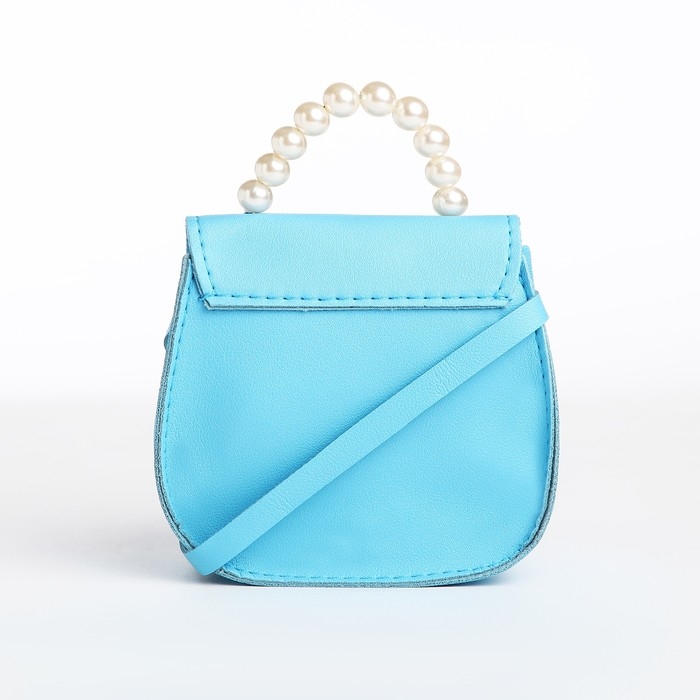 Сумка детская для девочки на магните, цвет голубой