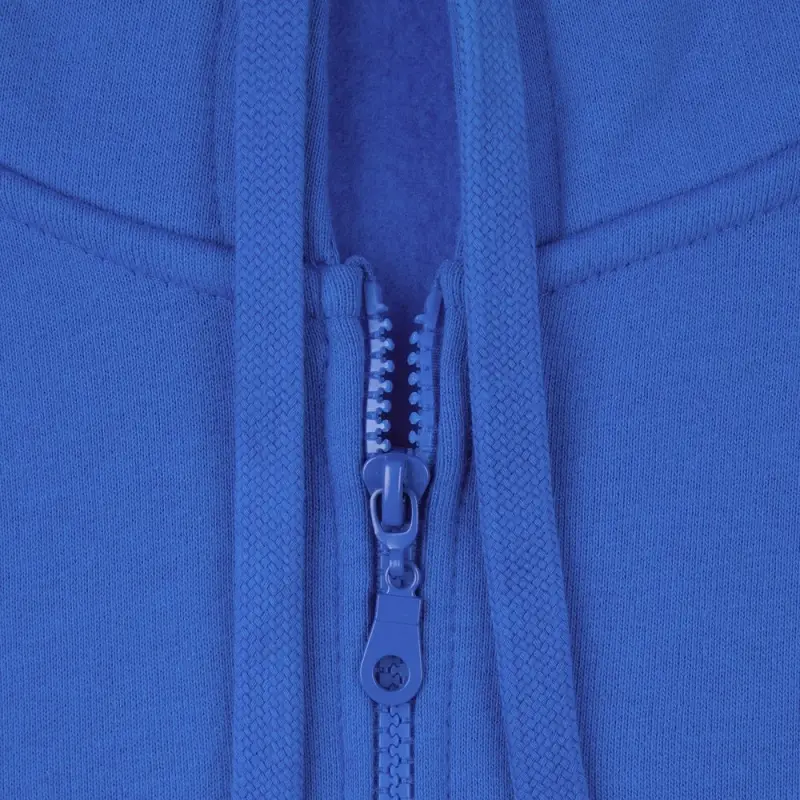 Толстовка на молнии с капюшоном Siverga Heavy 2.0, ярко-синяя, размер XS