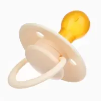 Соска - пустышка классическая, латекс, цв.айвори, в контейнере, от 6 мес., M&B
