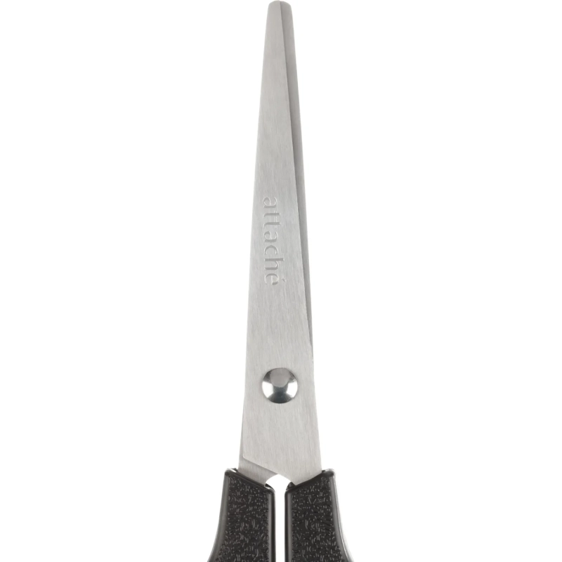 Ножницы Attache 169 мм с пластик. симметричными ручками, цвет черный