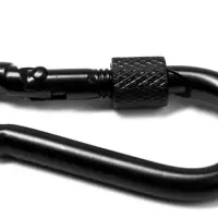 Карабин монтажный с фиксатором ТУНДРА krep, DIN5299D, 6×60 мм, черный, 1 шт. Карабин монтажный с фиксатором ТУНДРА krep, DIN5299D, 6×60 мм, черный, 1 шт.