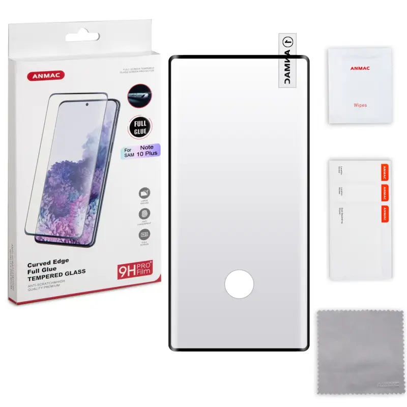 Защитное стекло SAM Note 10 Plus Full Glue ANMAC Арт.1137266 Защитное стекло SAM Note 10 Plus Full Glue ANMAC Арт.1137266
