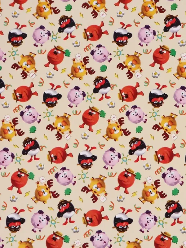 Бумага упаковочная глянцевая &laquo;Смешарики&raquo;, 50&times;70 см