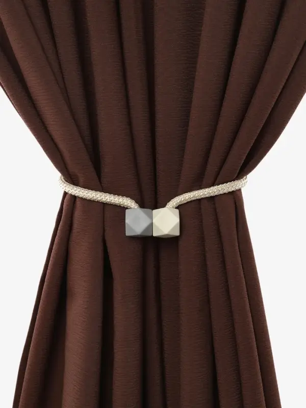 Подхват для штор &laquo;Камушки&raquo;, d=3&times;46 см, пепельно-бежевый, серый