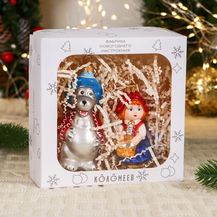 Набор Набор "Сказка 2", из 2 фигурок (h-12 см, h-10 см), в подарочной упаковке